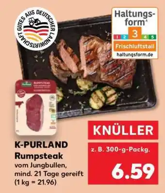 Kaufland K-PURLAND Rumpsteak Angebot