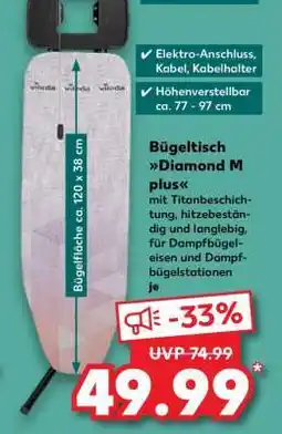 Kaufland Bügeltisch Diamond M plus Angebot
