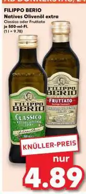 Kaufland FILIPPO BERIO Natives Olivenöl extra Angebot