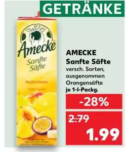 Kaufland AMECKE Sanfte Säfte Angebot