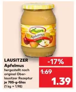 Kaufland LAUSITZER Apfelmus Angebot