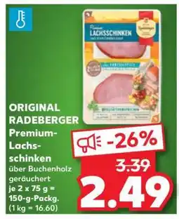 Kaufland Original Radeberger Premium Lachsschinken Angebot