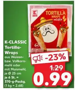 Kaufland K-CLASSIC Tortilla-Wraps Angebot