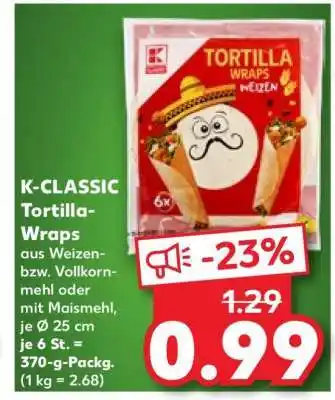 Kaufland K-CLASSIC Tortilla-Wraps Angebot