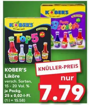 Kaufland KOBER'S Liköre Angebot