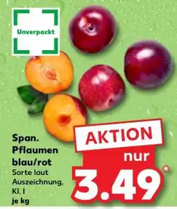 Kaufland Span. Pflaumen blau/rot Angebot