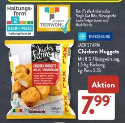 Aldi Süd JACK'S FARM Chicken Nuggets Angebot