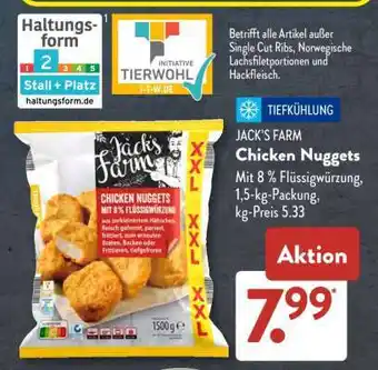 Aldi Süd JACK'S FARM Chicken Nuggets Angebot