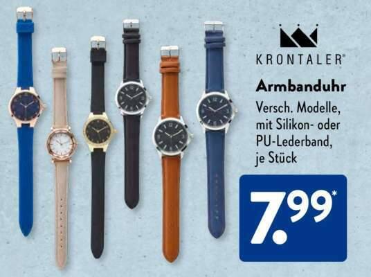 Aldi Uhr Braun Armbanduhr Krontaler Armbanduhr Aldi Süd Online