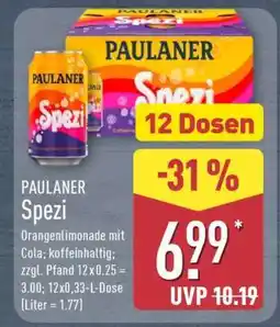 Aldi Nord Paulaner Spezi Angebot