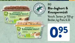 Aldi Süd Bio-Joghurt & Knuspermüsli Angebot