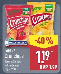 Aldi Nord LORENZ Crunchips Angebot