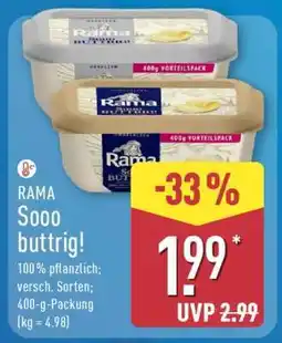 Aldi Nord Rama Sooo Buttrig Angebot