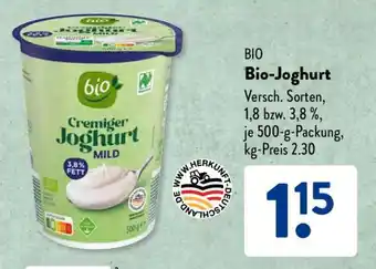 Aldi Süd Bio Joghurt Angebot