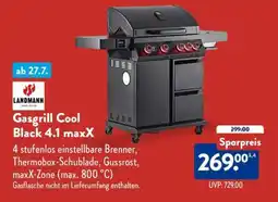 Aldi Süd Gasgrill Cool Black 4.1 maxX Angebot