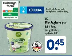 Aldi Süd Bio Joghurt Pur Angebot