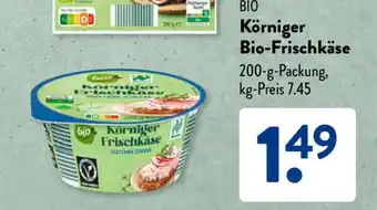 Aldi Süd Körniger Bio-Frischkäse Angebot