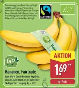 Aldi Nord Bananen, Fairtrade Angebot