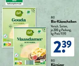 Aldi Süd Bio-Käsescheiben Angebot