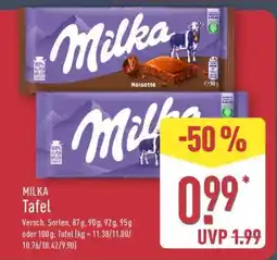 Aldi Nord Milka Tafel Angebot