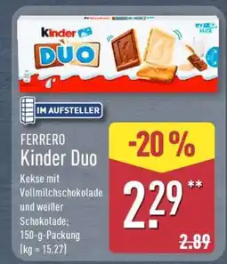 Aldi Nord Ferrero Kinder Duo Angebot