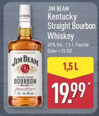 Aldi Nord Jim Beam Kentucky Straight Bourbon Whiskey Angebot