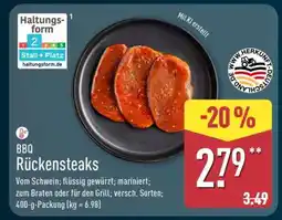 Aldi Nord BBQ Rückensteaks Angebot