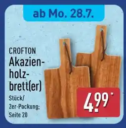 Aldi Nord CROFTON Akazienholzbrett(er) Angebot