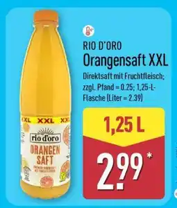Aldi Nord RIO D’ORO Orangensaft XXL Angebot