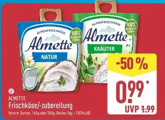 Aldi Nord Almette Frischkäse/-Zubereitung Angebot