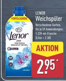 Aldi Nord Lenor Weichspüler Angebot