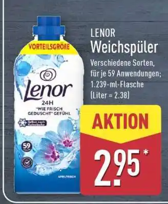 Aldi Nord Lenor Weichspüler Angebot