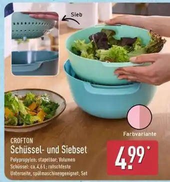 Aldi Nord Schüssel- und Siebset Angebot