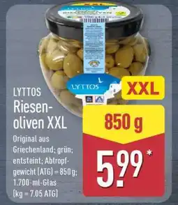 Aldi Nord LYTTOS Riesen-oliven XXL Angebot