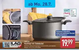 Aldi Nord Kochtopf mit Siebdeckel Angebot