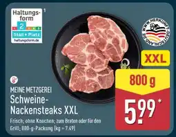 Aldi Nord MEINE METZGEREI Schweine-Nackensteaks XXL Angebot
