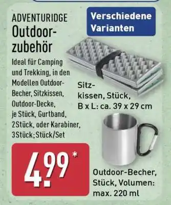 Aldi Nord ADVENTURIDGE Outdoor-zubehör Angebot