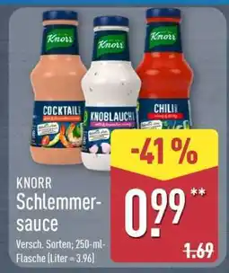 Aldi Nord Knorr Schlemmersauce Angebot