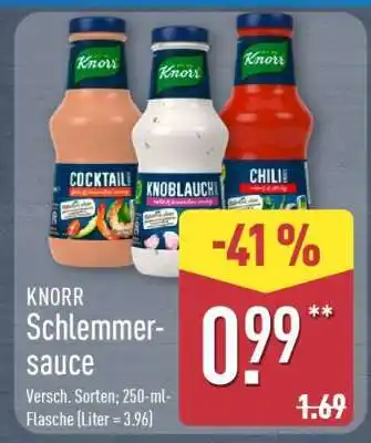Aldi Nord Knorr Schlemmersauce Angebot