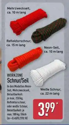 Aldi Nord WORKZONE Schnur/Seil Angebot