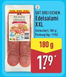 Aldi Nord GUT DREI EICHEN Edelsalami XXL Angebot