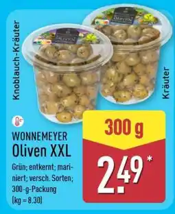 Aldi Nord WONNEMEYER Oliven XXL Angebot