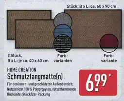Aldi Nord Schmutzfangmatte(n) Angebot