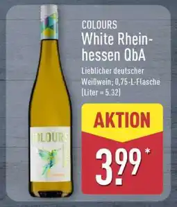 Aldi Nord COLOURS White Rheinhessen QbA Angebot