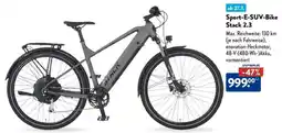 Aldi Nord Sport-E-SUV-Bike Stack 2.3 Angebot