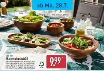 Aldi Nord Akazienholzschale(n) Angebot