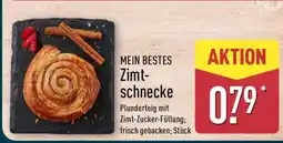 Aldi Nord MEIN BESTES Zimt- schnecke Angebot