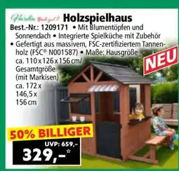 Norma Holzspielhaus Angebot