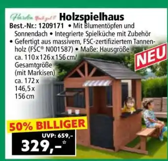 Norma Holzspielhaus Angebot