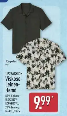 Aldi Nord UP2FASHION Viskose-Leinen-Hemd Angebot